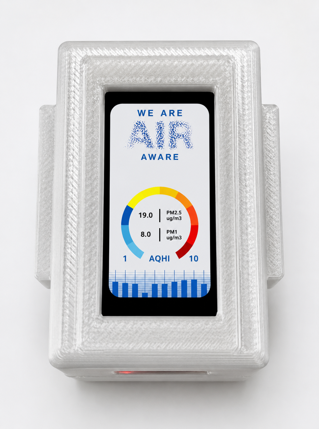 AirWear wearable particulate air-quality monitor
